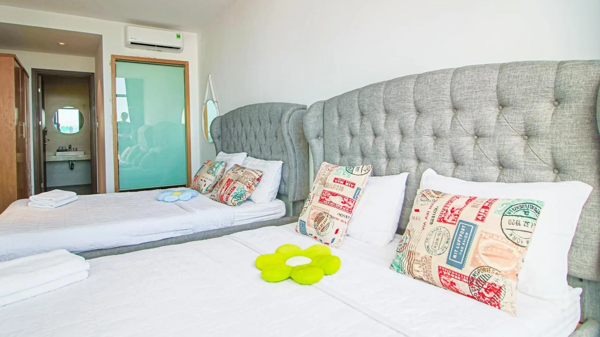 شقة Seahorse House - Csj Tower Building, Sea-View & Sea-Walking-Distance فونج تاو