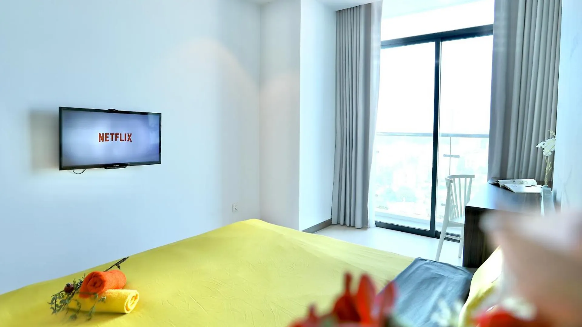 شقة Seahorse House - Csj Tower Building, Sea-View & Sea-Walking-Distance فونج تاو